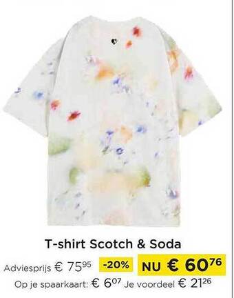 Molecule T-shirt scotch & soda aanbieding