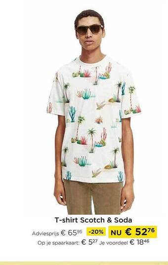 Molecule T-shirt scotch & soda aanbieding