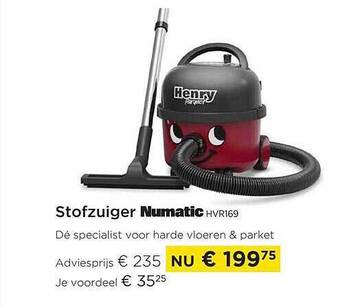 Molecule Stofzuiger numatic aanbieding