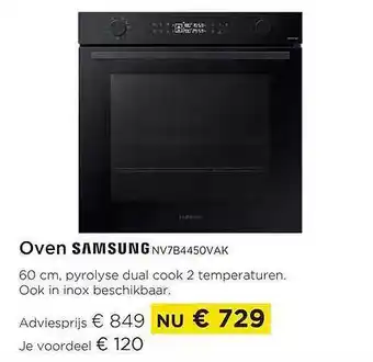 Molecule Oven samsung aanbieding