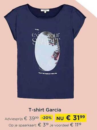 Molecule T-shirt garcia aanbieding