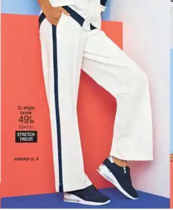 Damart Wijde broek XS-XXL stretch-tricot aanbieding