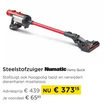 Numatic henry quick steelstofzuiger