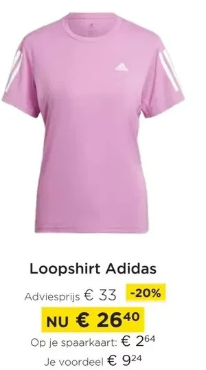 Molecule Loopshirt adidas aanbieding