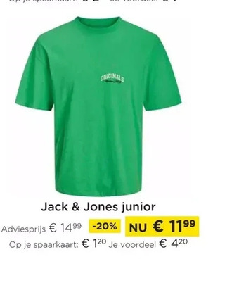 Molecule Jack& jones junior aanbieding