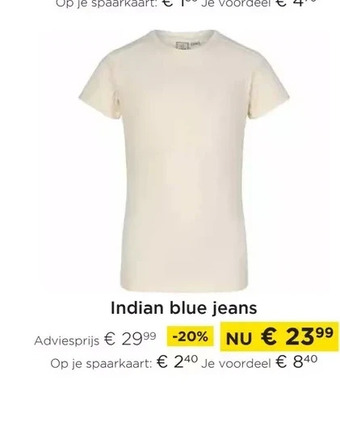 Molecule Indian blue jeans aanbieding