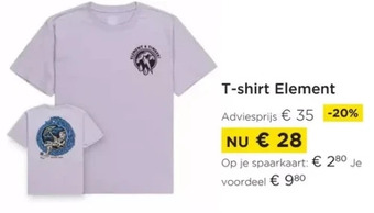 Molecule T-shirt element aanbieding