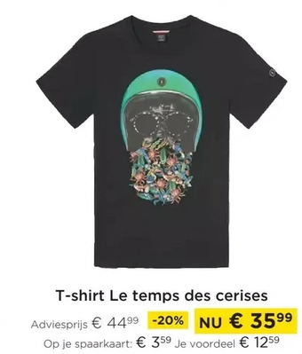 Molecule T-shirt le temps des cerises aanbieding