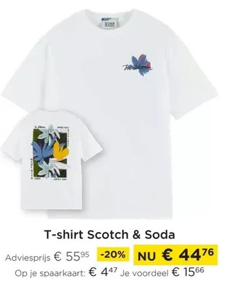 Molecule T-shirt scotch & soda aanbieding