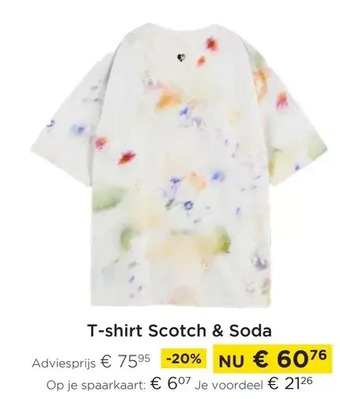 Molecule T-shirt scotch & soda aanbieding