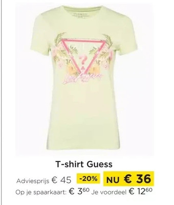 Molecule T-shirt guess aanbieding