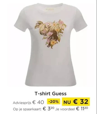 Molecule T-shirt guess aanbieding