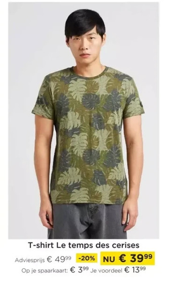 Molecule T-shirt le temps des cerises aanbieding