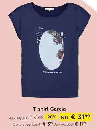 Molecule T-shirt garcia aanbieding