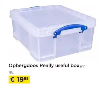 Molecule Opbergdoos really useful box 18L aanbieding