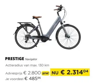 Molecule Prestige navigator aanbieding