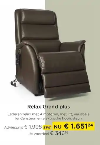Molecule Relax grand plus aanbieding