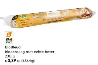 Bio Planet BioBleud bladerdeeg met echte boter 230g aanbieding