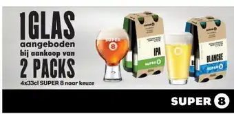 Prik en Tik Super 8 4 x 33cl aanbieding