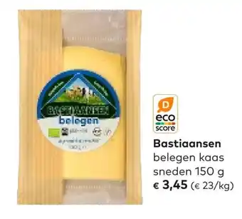 Bio Planet Bastiaansen belegen kaas sneden 150g aanbieding