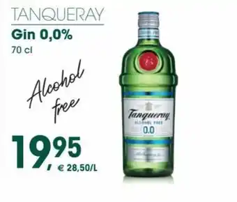 Prik en Tik Tanqueray gin 0,0% 70cl aanbieding