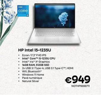 CompuDeals Hp intel i5-1235u aanbieding