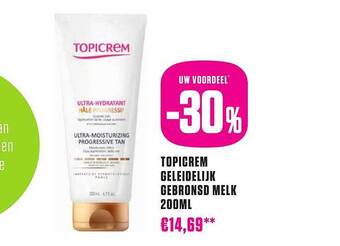 Topicrem geleidelijk gebronsd melk 200ml