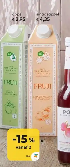 Fruji sinaas- of appelsap 1L