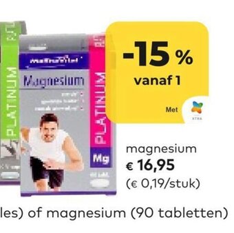 Bio Planet MannaVital magnesium 90 tabletten aanbieding