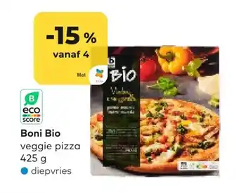 Bio Planet Boni Bio veggie pizza 425g aanbieding