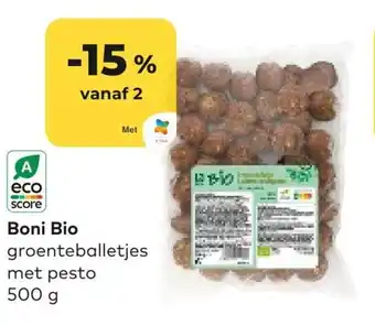 Boni Bio groenteballetjes met pesto 500g
