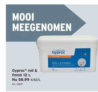 GAMMA Gyproc roll & finish 12l aanbieding