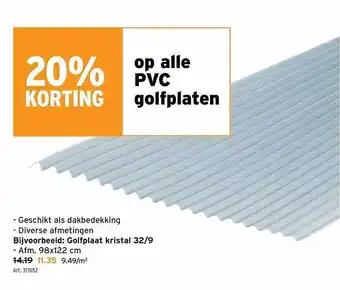 GAMMA Pvc golfplaten aanbieding