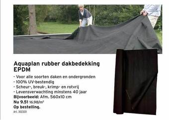 GAMMA Aquaplan rubber dakbedekking epdm aanbieding