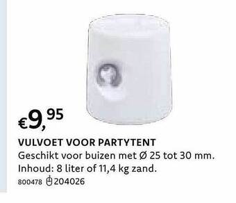 Dreamland Vulvoet voor partytent aanbieding
