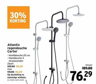 GAMMA Atlantic regendouche carter aanbieding