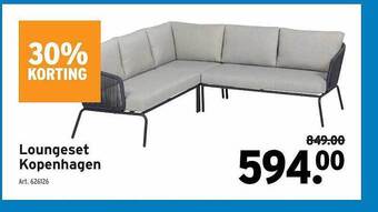 GAMMA Loungeset kopenhagen aanbieding