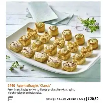 Aperitiefhapjes classic