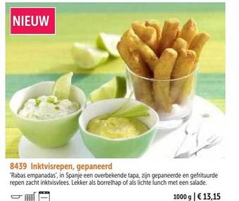 Bofrost Inktvisrepen, gepaneerd aanbieding