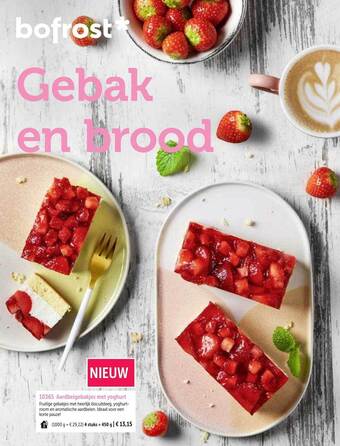 Aardbeigebakjes met yoghurt