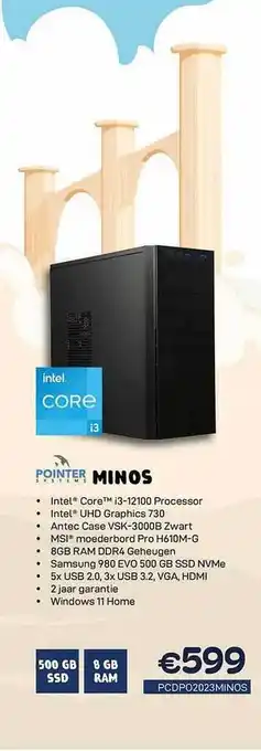 CompuDeals Pointer minos aanbieding