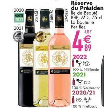 Cora Réserve du président aanbieding