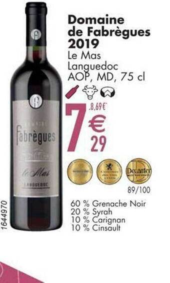 Cora Domaine de fabrègues aanbieding