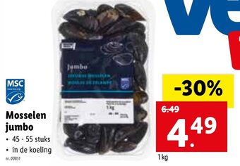 Lidl Mosselen jumbo aanbieding