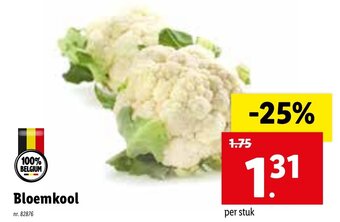 Lidl Bloemkool aanbieding