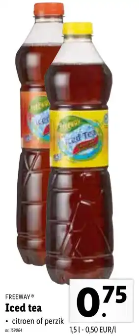 Lidl Iced tea 1.5 L aanbieding