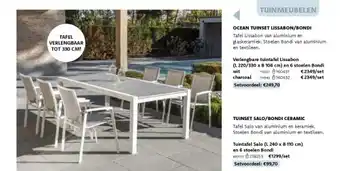 Ocean tuinset lissabon/bondi wit