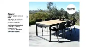 Dreamland Arcane tuinset bastide/ oslo aanbieding