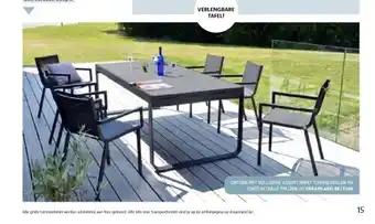 Dreamland Arcane tuinset oslo zwart aanbieding