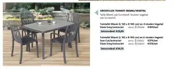 Dreamland Grosfillex tuinset miami/vegetal aanbieding